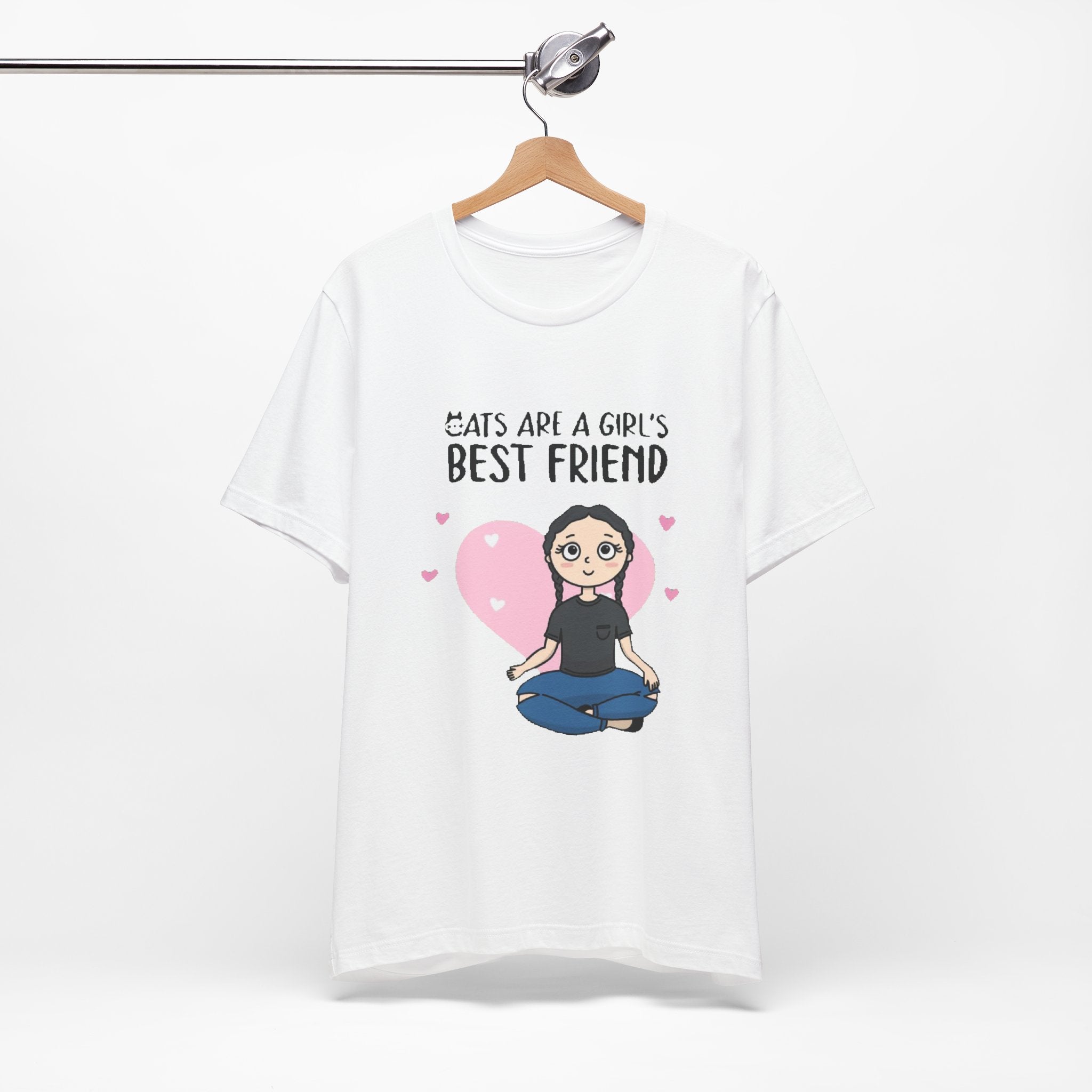Cat are a Girl Best Friend | Unisex Tri-Blend Crew Tee